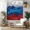 Blue Fc Zenit Saint Petersburg Wall Decor Tapestry Art For Pet Memorial Birthdaywedding Party Backdrop Family Gift