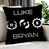 Band Luke Bryan Cushion Cover Cushion Cover Set 4Pcs 50X50 45X45 40X40 Pillowcase Decorative Sofa Home Decor