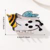 Adorable Bee Ghost Shark Claw Clip - Fun & Cute Hair Accessory for Women (Halloween Edition)
