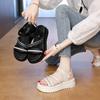 Soft-soled Velcro Sports Sandals Women's Summer Cool Slippers with New 2025 Platform Skirt Outer Wear Season Pregnant Women