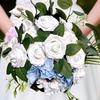 Розы из ПЭ-пены Искусственные цветы Свадебные Букеты невесты Декор Аксессуар Венок Домашний стол Садовый фестиваль Вечеринка Подарок своими руками