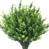 1/5pcs Artificial Plant Green Eucalyptus Festival Wreath Wedding Home Outdoor Garden UV Protection Balcony Bonsai Decoration DIY