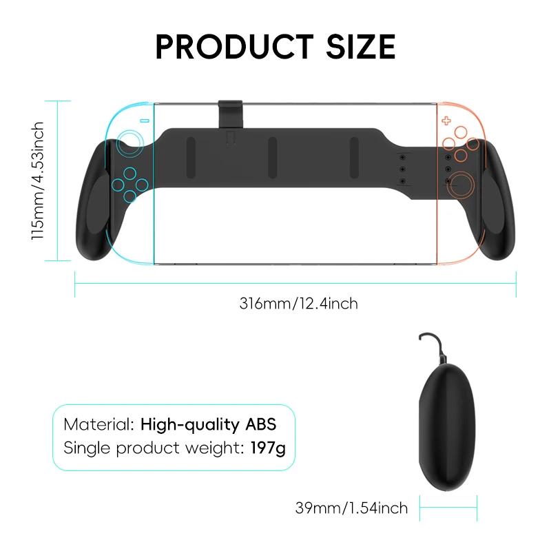 Рукоятка для контроллера Switch 2 Switch OLED Защитный чехол Противоскользящая подставка для игровой консоли Держатель для контроллера