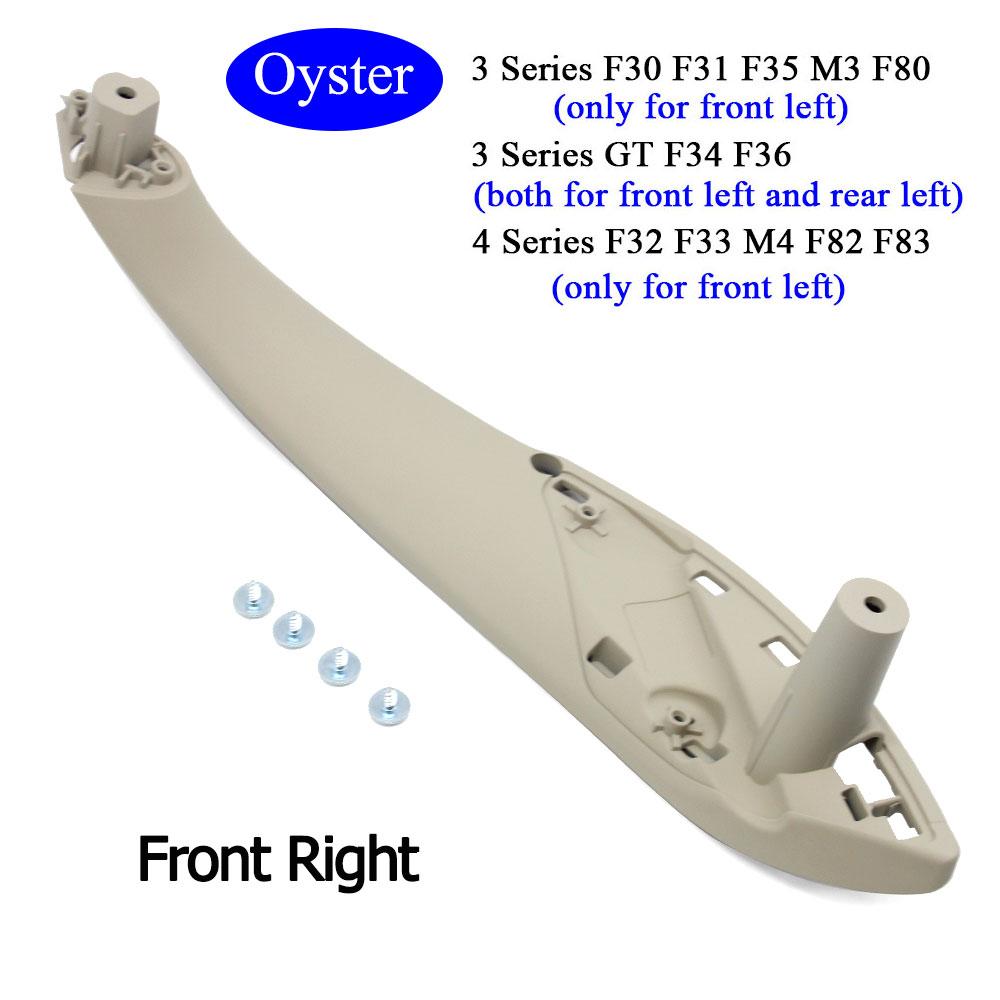 Автомобильные аксессуары, внутренняя дверь, черный, бежевый, левый и правый, сменная накладка на ручке для BMW M3 M4 F30 F34 F36 F32 F33