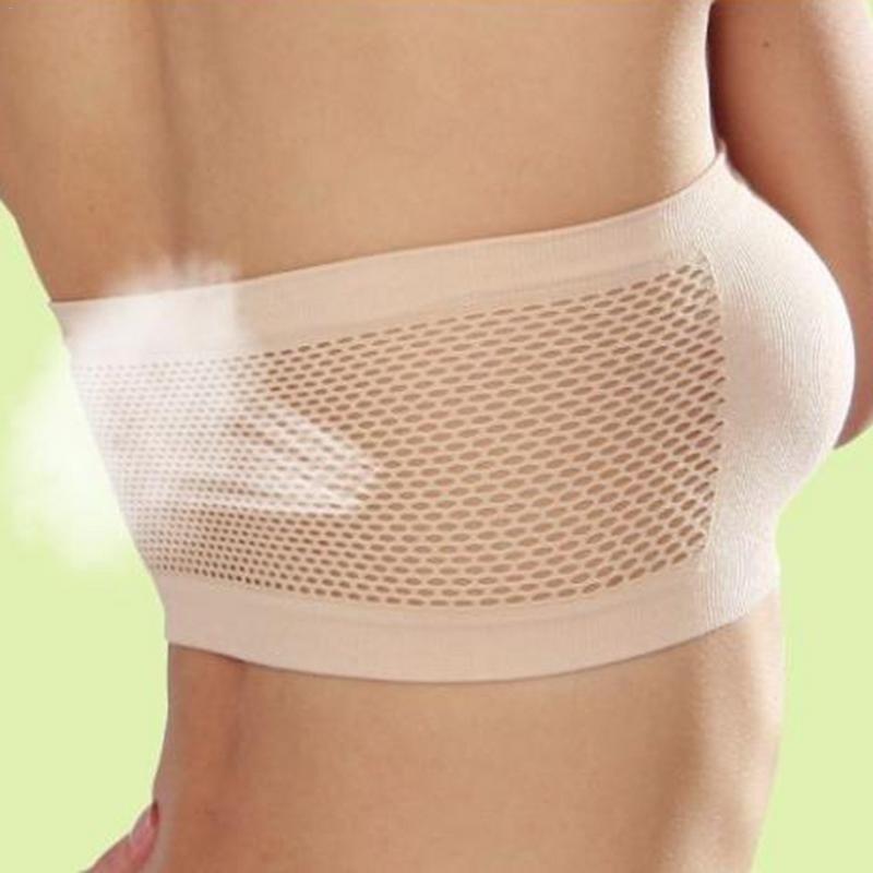 Women's Tube Top Strapless Bandeau Bra Underwear Women Bralette Seamless Strapless Tops Hollow Wrapped Chest Bras