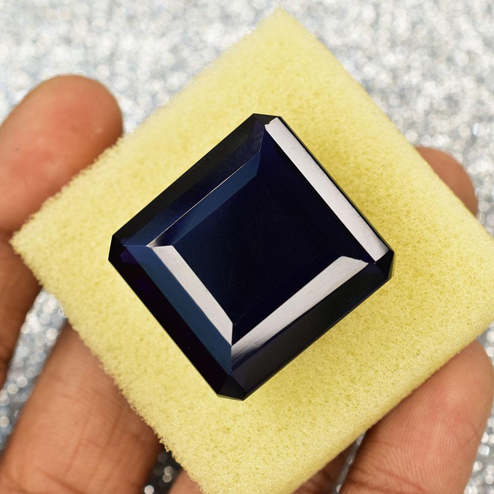 Natural Purple Amethyst Loose Gemstone 83.95 ct Square Cut for Birthday Gift for Jewelry Designs
