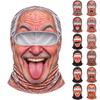 Новинка 3D-печать Лицо Старика Лыжная, Полное Лицо Зимняя Ветрозащитная, Солнцезащитные Очки Не Включены