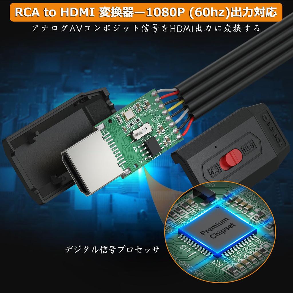Neoteck RCA на HDMI AV на HDMI соотношение сторон 20 см RCA HDMI адаптер преобразования совместимый с кабелем с японской инструкцией Конвертер,