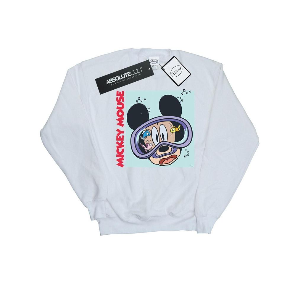 Disney Girls Mickey Mouse Under Water Sweatshirt