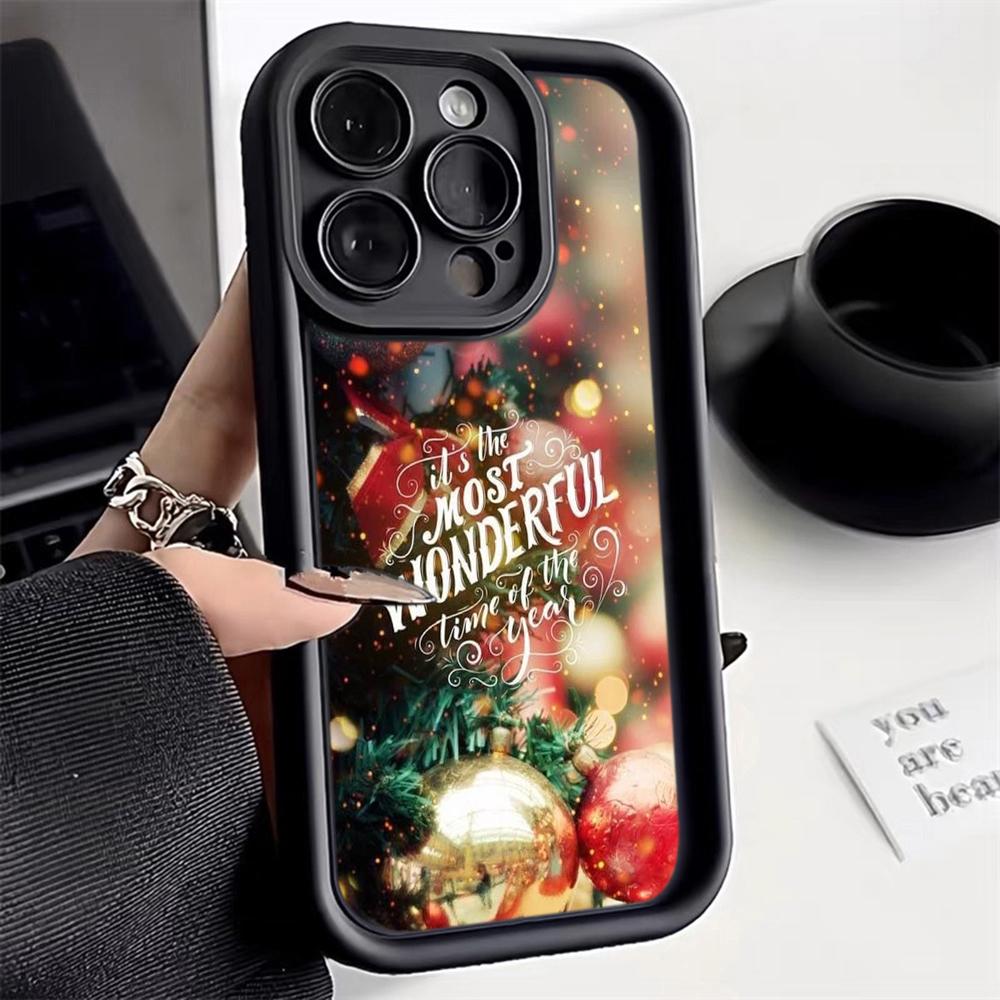 Чехлы для телефонов Ae115 Merry Christmas Happy New Year для Xiaomi 14T 12 11 Lite 5G NE Redmi 13C 14C 9a A3 Note 12 Pro 11s Angel Eye Ladder Protective Cover