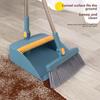 Складной вращающийся набор веника и совка: Увеличенная, Утолщенная Метла с Мягкой Щетиной и Веялка