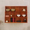 Wall Mounted Teapot Display Stand, Storage Rack, Multifunctional Tea Cup Holder, Teaware Shelf for