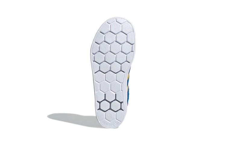 LEGO x Adidas Originals SUPERSTAR 360 Низкие Скейтбордические Кроссовки Синие Красные Детские Возраст 3 7 Лет H02730