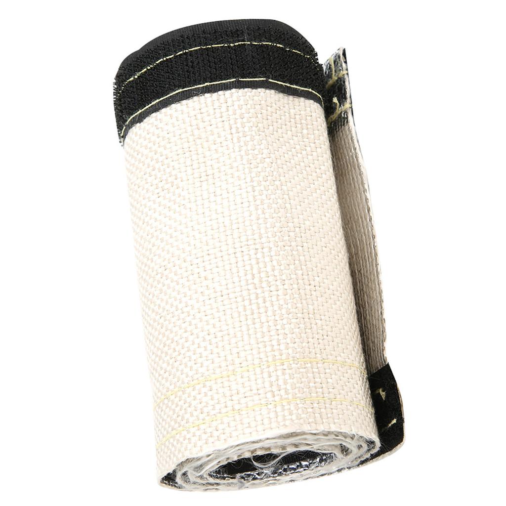 Изолированный чехол для шланга серый белый термозащитный рукав с алюминизированным внешним слоем 600x106мм