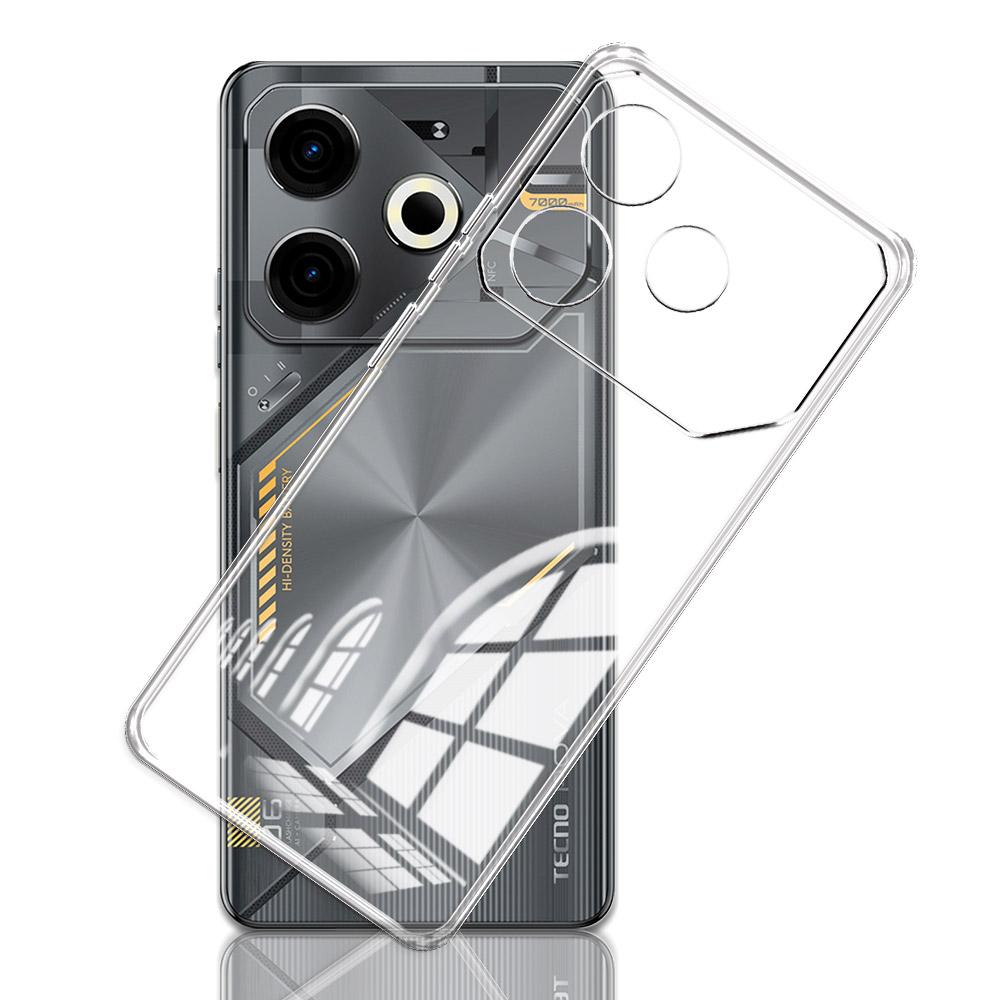 Чехол для Tecno Pova 6 Neo Прозрачный Мягкий Силиконовый Чехол для Телефона для Tecno Pova 6Neo Чехол Ударопрочный Coque для Tecno Pova6 Neo Funda