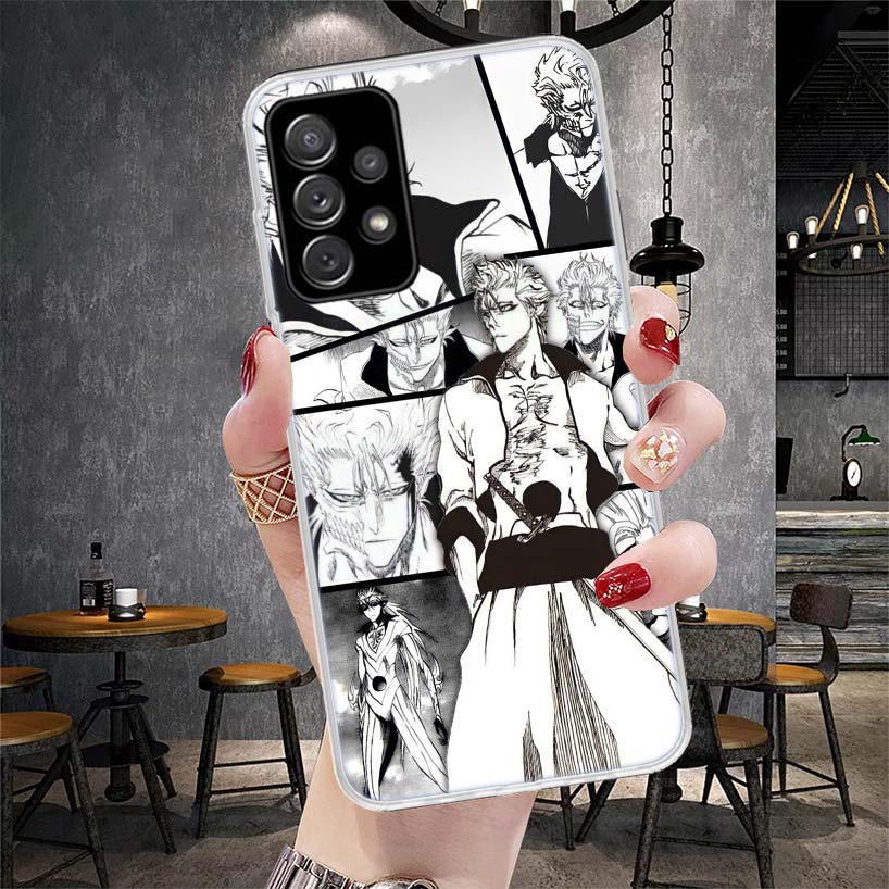 Гримджоу 6 Bleach Мягкий чехол для телефона для Samsung Galaxy A13 A14 A15 A16 A17 A53 A54 A55 A56 A57 A33 A34 A35 A36 A37 A23 A24 A25 A26