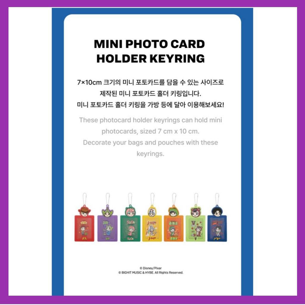 [BTS x TOY STORY] Мини-брелок для карточек с фотографией