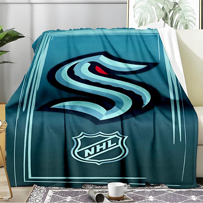 Go Team Kraken! Blanket Flannel Throw for Sofa, Indoor, Camping, Living Room, Office, Chair, And Bed Soft Birthday Gift