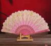 Dance tassel plastic folding fan, cheongsam photo fan, fabric folding fan