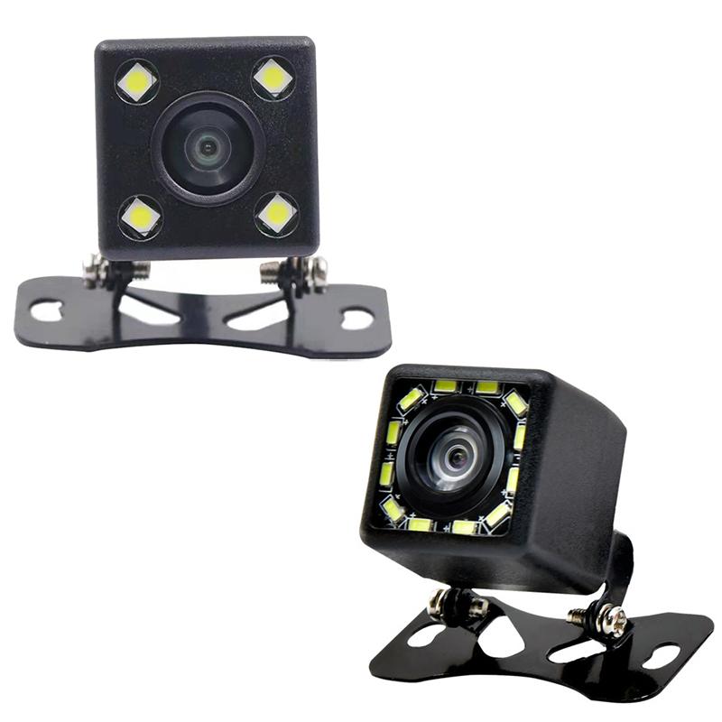 Car Rear View Camera Ip68 Waterproof Ccd4 Led Auto Backup Monitor 170 Degree Hd Image Night Vision Reversing Parking Camera