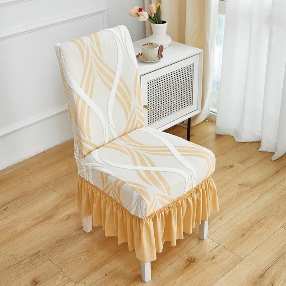 Wear-resistant Dining Chair Cover Non-slip Chair Slipcover Decorative Seat Cover Living Room