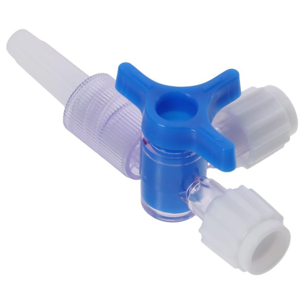 6pcs Disposable Plastic 3-Way Valve 3-Way Stopcocks Male Lock Ball Valve Luer Connections Water Valve Hobbies