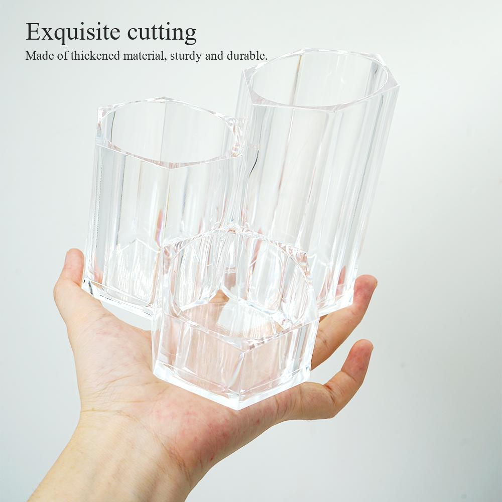 Помада, кисточка для макияжа, держатель для ручек, прозрачная полка для хранения, настольный ящик для хранения косметики, офисный стол, акриловая коробка для дома