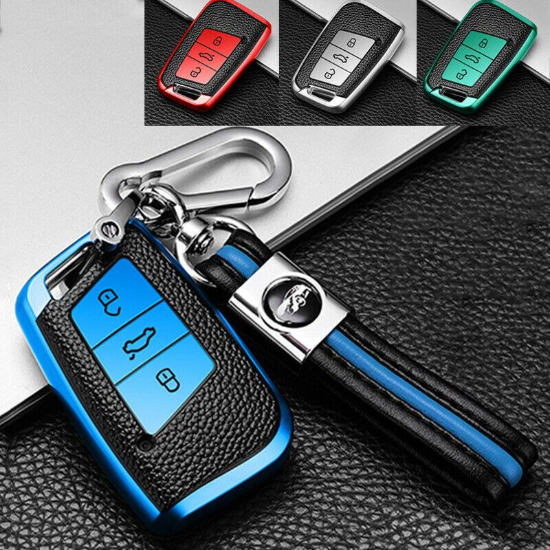 Кожаный чехол для ключей из ТПУ для VW Volkswagen Magotan Passat B8 Skoda Superb Kodiaq A7, брелок с дистанционным управлением, защитный чехол