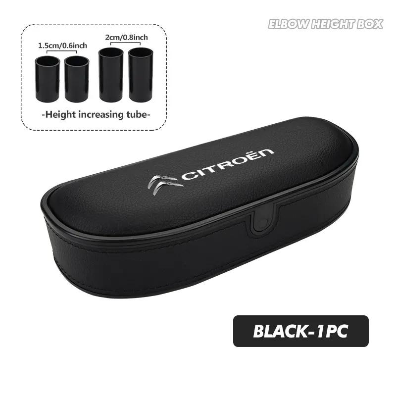 Car Door Arm Rest Storage Box Adjustable Height Elbow Support For Citroen C5 C1 C2 C6 C4L DS3 DS4 DS5 C-Elysee Grand Berlingo