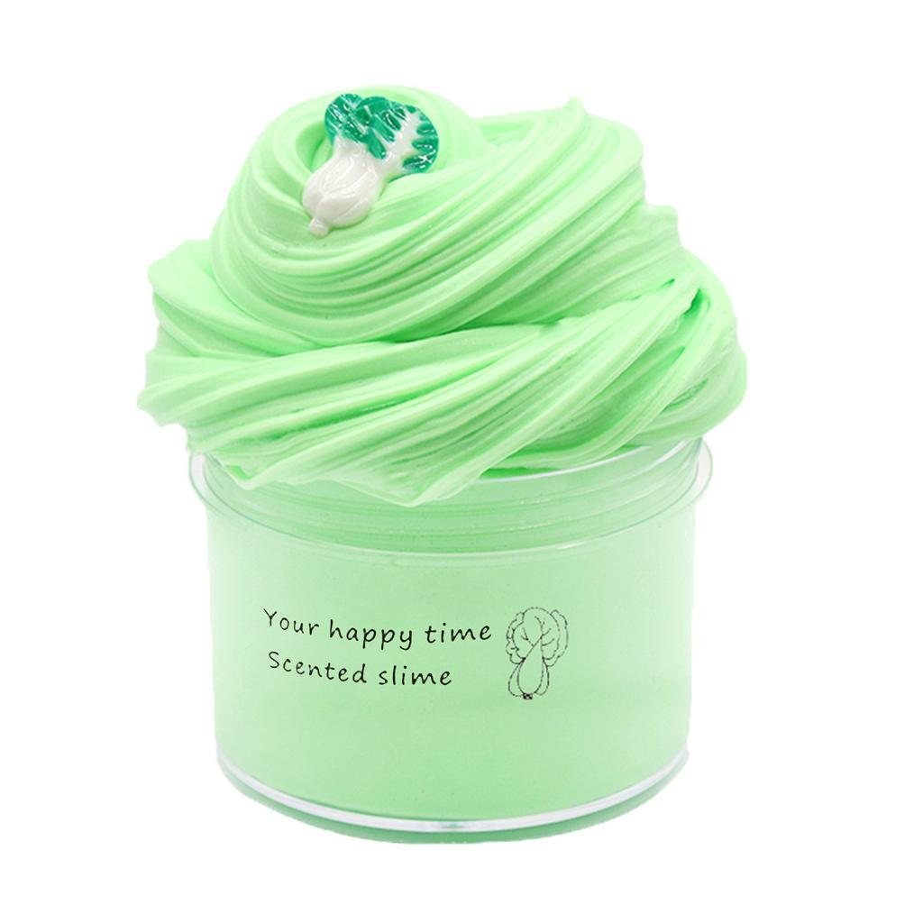 Festive 70ml Fruit Butter Slime Kit, Non-sticky Scented Cloud Slime, DIY Handmade Craft for Stress Relief & Holiday Gifts