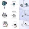 Charms Plata De Ley 925 Devil's Eye Infinity Eternal Symbol Dragonfly Positioning Buckle Charms Fit Women DIY Jewelry