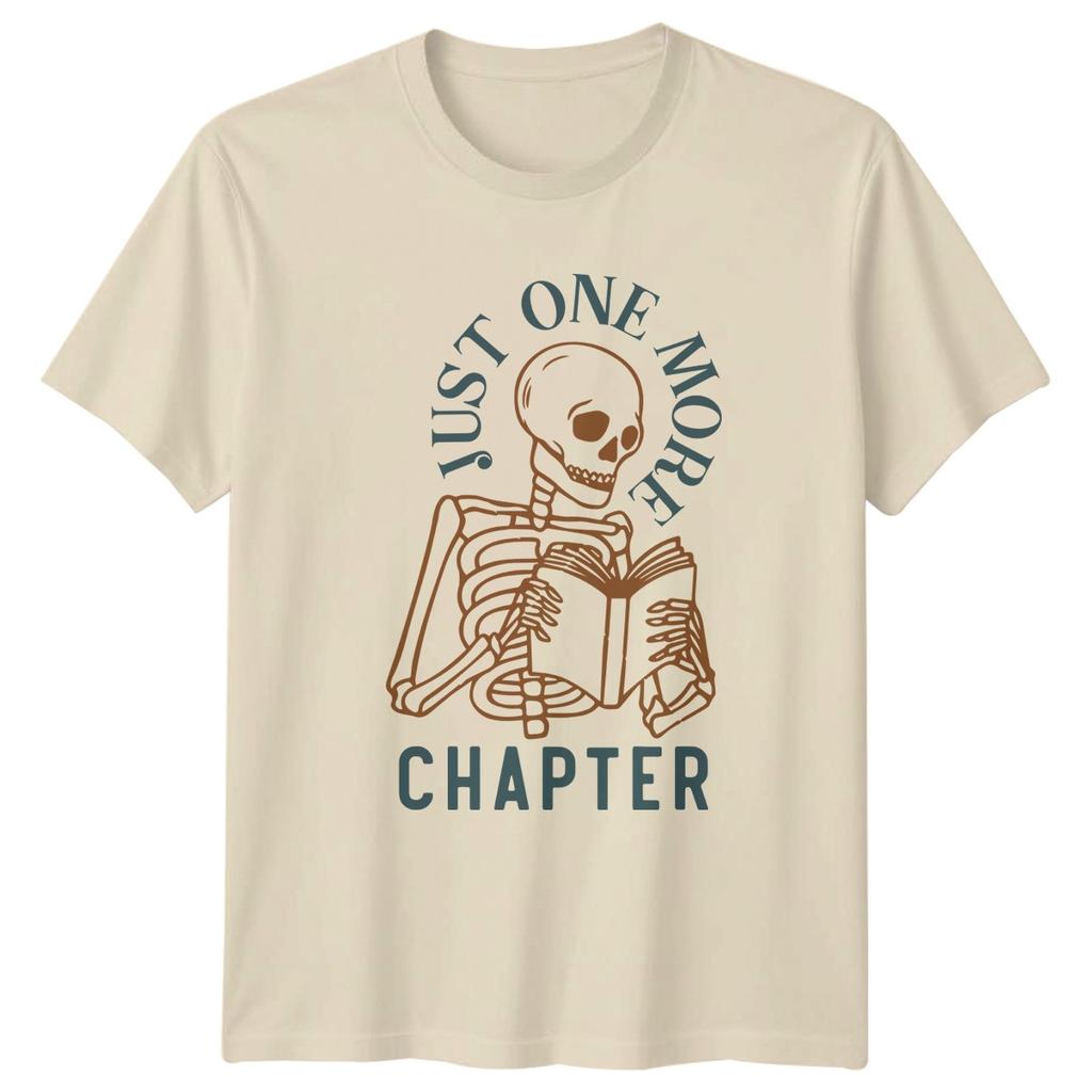 Just One More Chapter TShirt Bookworm Reading Gift For Him And Her
