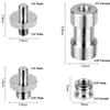 Набор винтов для камеры BTtime, адаптер для винтов для преобразования винтов камеры, совместимый с фиксированным винтом Pan, вспомогательный инструмент для фотографии 14, адаптер 1/4'' 3/8'',