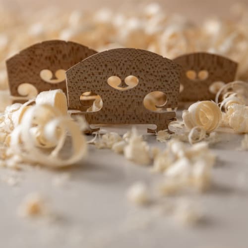 uxcell Maple Wood Violin Bridge for 1/8 Violins, 2 Pieces