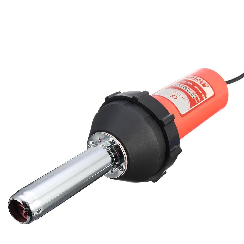 1080 Вт 50 Гц пластиковая горелка для сварки горячим воздухом, сварочный инструмент с соплом и комплектом прижимных роликов для сварочного аппарата 220 В