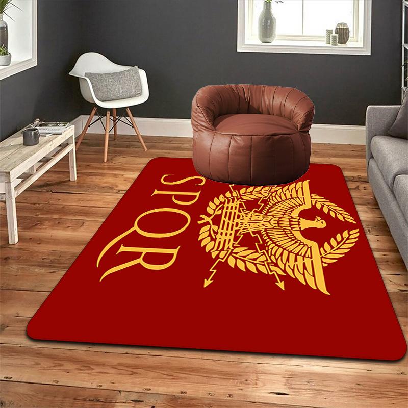 Ancient Roman Empire SPQR Rug Floor Mat for Living Room or Bedroom Soft and Comfortable Carpet a Gift for Birthday and Holiday.MFF0918249