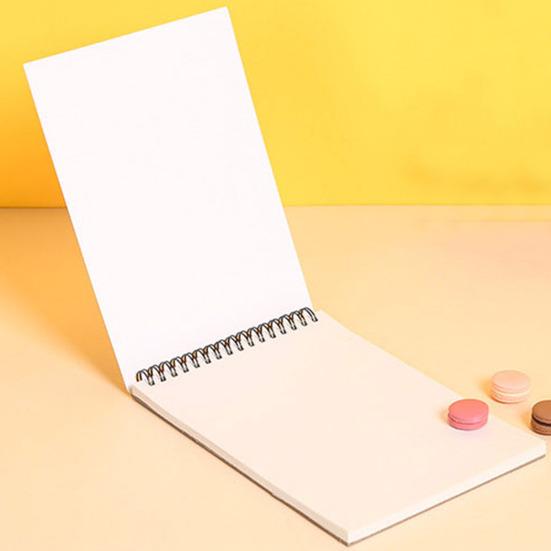 A4 Hardcover Sketch Book Spiral Wire Bound 100 Sheets Acid Free Thick Paper Artist Art Student Sketching Drawing Writing Sketchbook Art Supplies