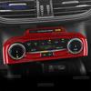 For Ford Focus/Focus ST 2019 2020 2021 2022 2023 2024 2025 Real Soft Carbon Fiber Sticker LHD Car Central Control AC Frame