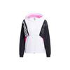 Neo Womens Color Blocked Logo Embroidered Striped Sports Hooded Jacket Women Jackets GT1879
