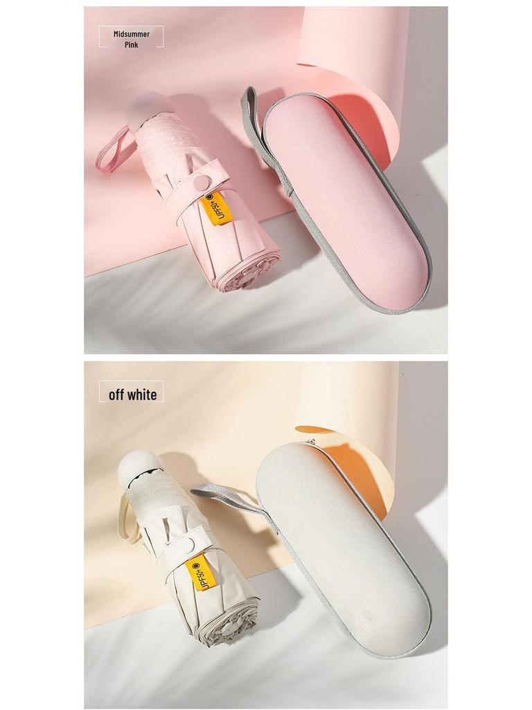 Скидка 50% на женский складной зонт от солнца с защитой от УФ-лучей - Ультралегкий, для дождя или солнца