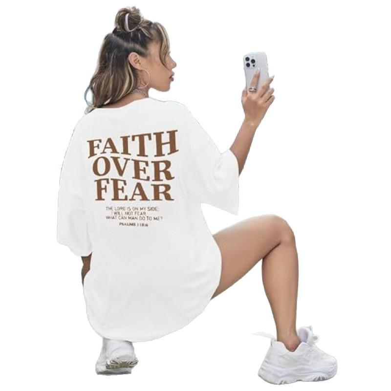 Женская летняя футболка с круглым вырезом, хлопковая, с принтом букв - модный топ с коротким рукавом