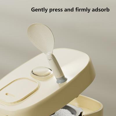 Присоска кухонная ложка для риса Bear может стоять вертикально антипригарная рисоварка высокая термостойкость стоящая домашняя