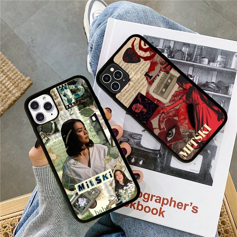 Популярная певица M-Mitski Для iPhone 17 16 15 14 13 Pro 12 11 Pro Max Жесткие чехлы для телефона из ПК+ТПУ Задняя крышка