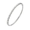 Womens Steel Waterproof  Bracelet Diamond Inlaid Buckle Fashion Bangles