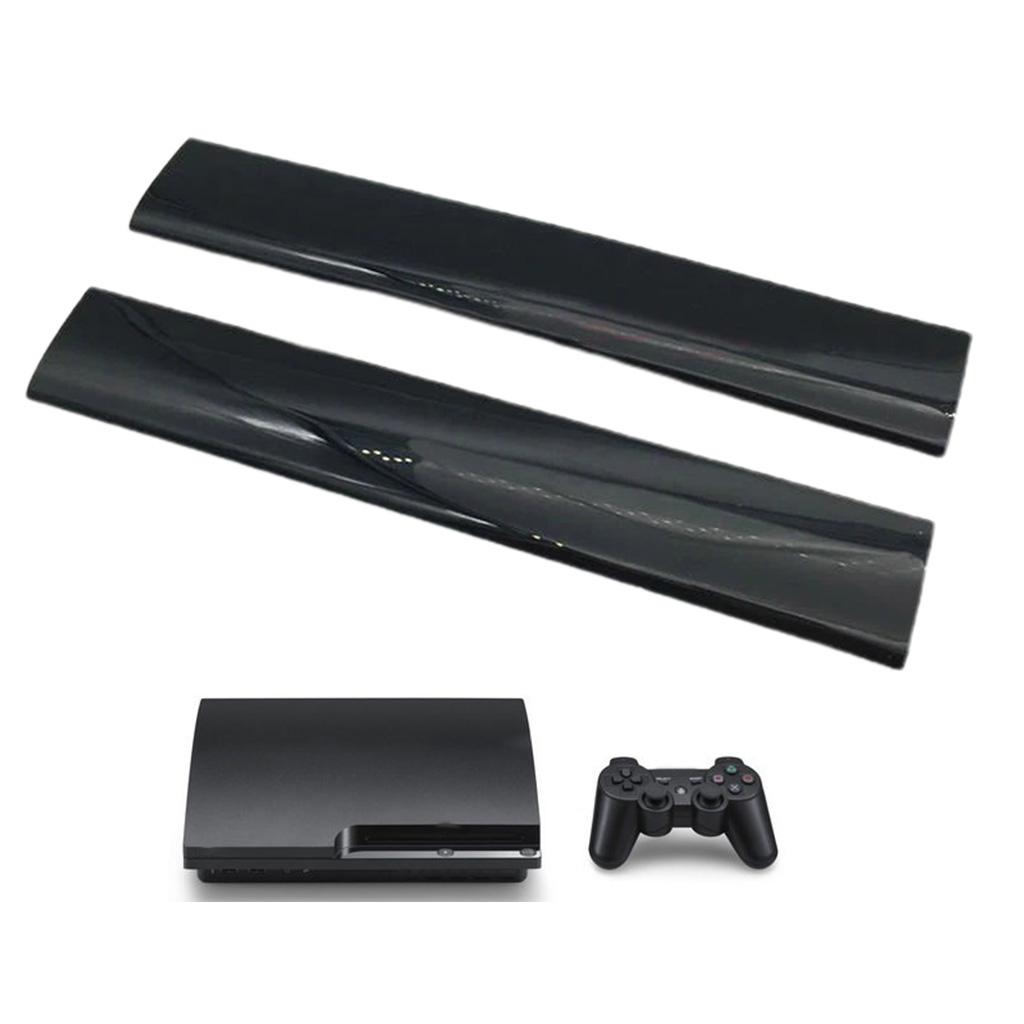 Repair Part Black Cover Shell Front Housing Case Left Right Faceplate Panel for PS3 Slim 4000 Console