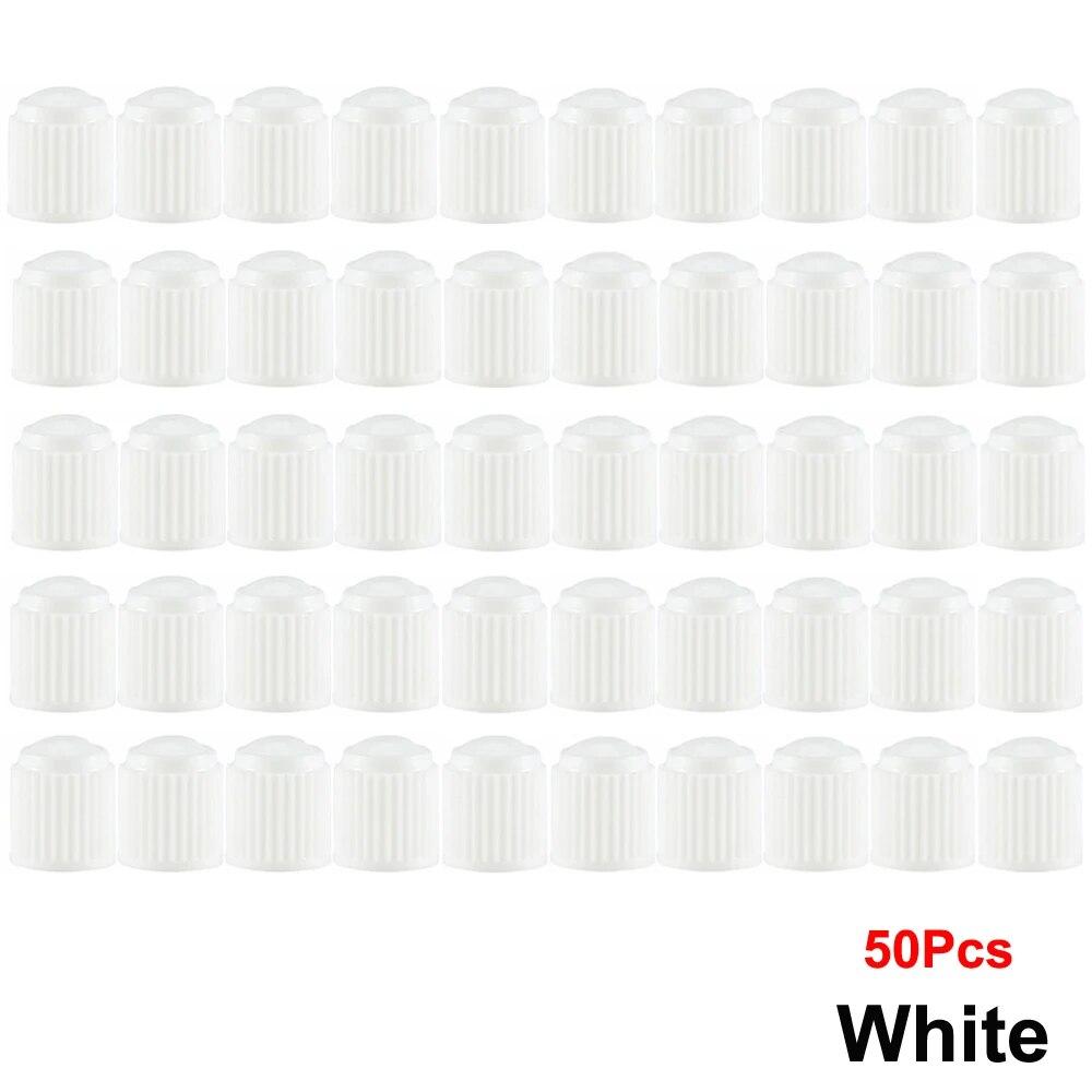 10/25/50/100 шт. колпачки для клапанов шин, пластиковые автомобильные стержни для шин, пылезащитные чехлы, универсальные колпачки для клапанов для автомобилей, мотоциклов, велосипедов, велосипедов