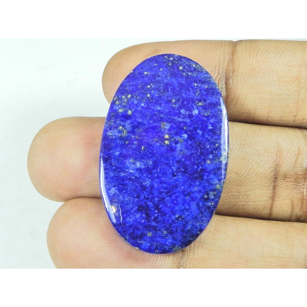 23X37X05MM Natural Lapis Lazuli Oval Shape Cabochon Loose Gemstone 56Cts. G-304