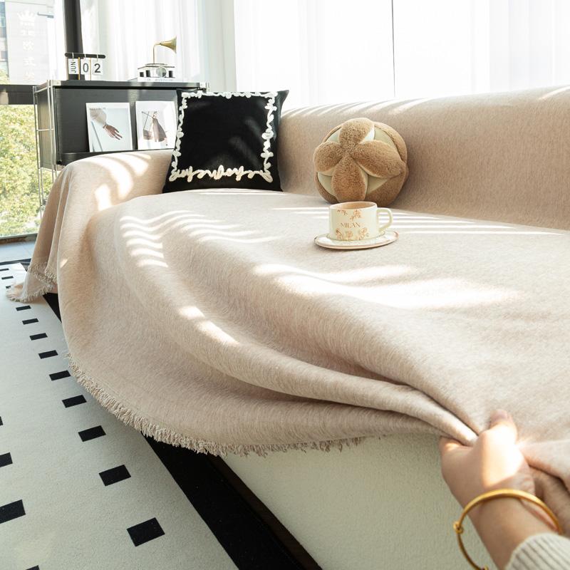 Чехол для дивана из синели, универсальное диванное полотенце, пыленепроницаемый чехол для диванной подушки, защитный чехол от царапин для кошек, диванное одеяло, ковер