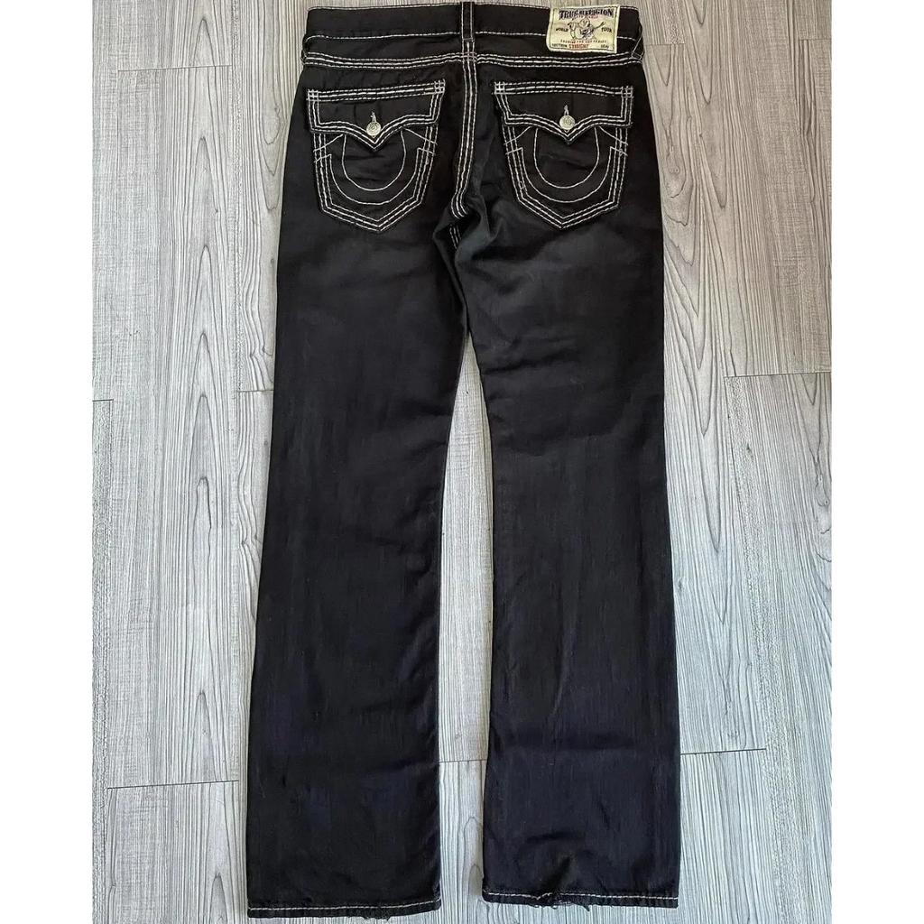 ZYLLO Хип-хоп Уличная одежда Черные джинсы Мода Вышитые Y2k Готические Прямые джинсы