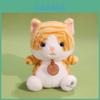 Плюшевая игрушка-кошка с наполнителем из полипропиленового хлопка для детей и коллекционеров